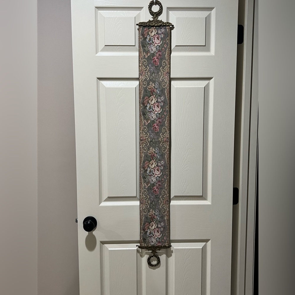 Bell Pull Corona Decor Company 6050C Tapestry 49” Brass Pulls Wall Art